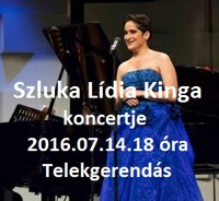 Szluka Lídia Kinga koncertje Telekgerendáson! 